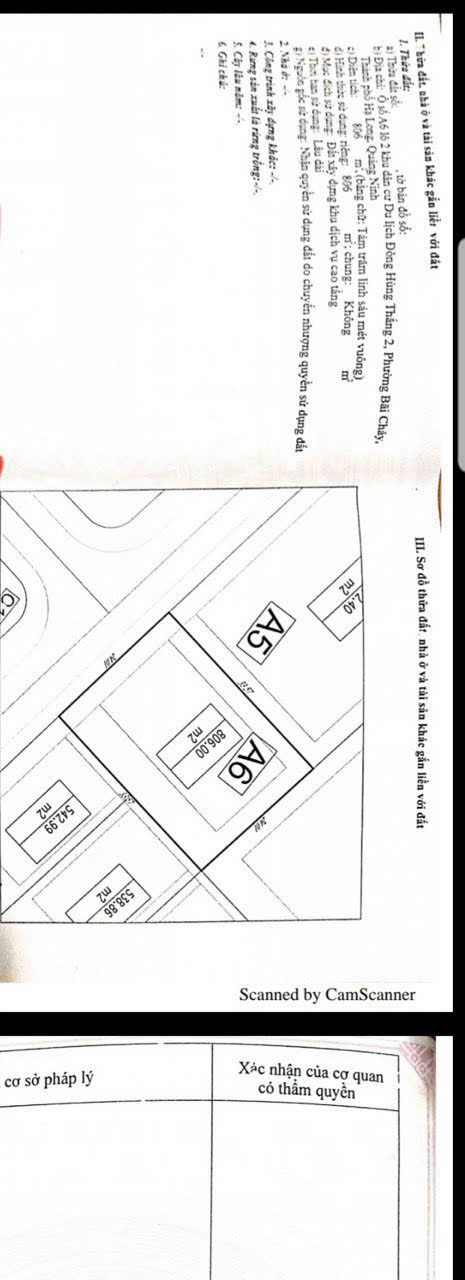 Bán 806m2 đất xây khách sạn trung tâm Bãi Cháy