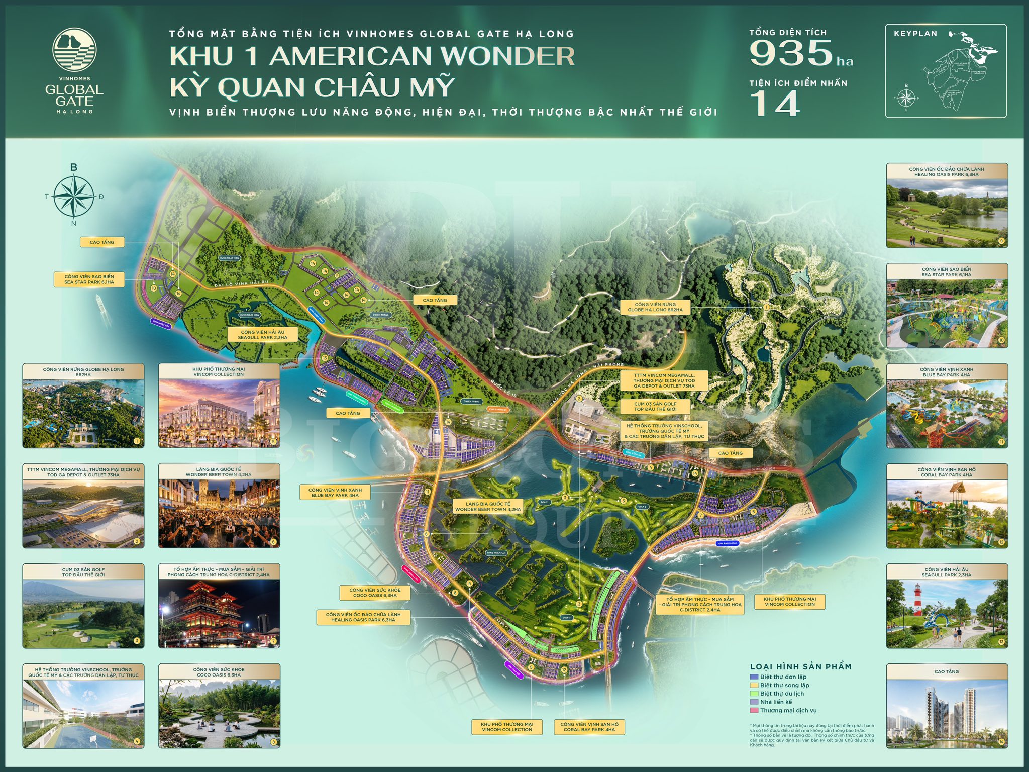 Tổng Quan Mặt Bằng Tiện Ích VinHomes Global Gate Hạ Long